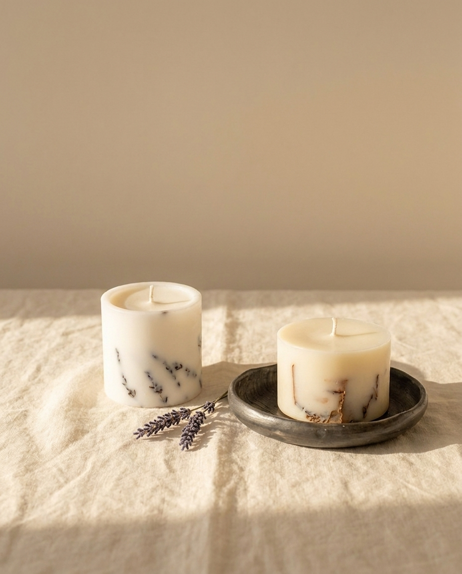 Literie naturelle bougies soya écologique