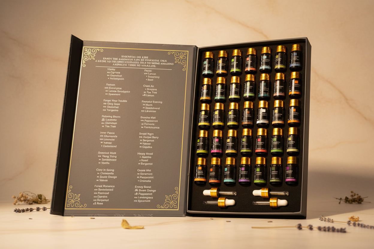 Essential Oil Set — Nighttime Olfactory Ritual 