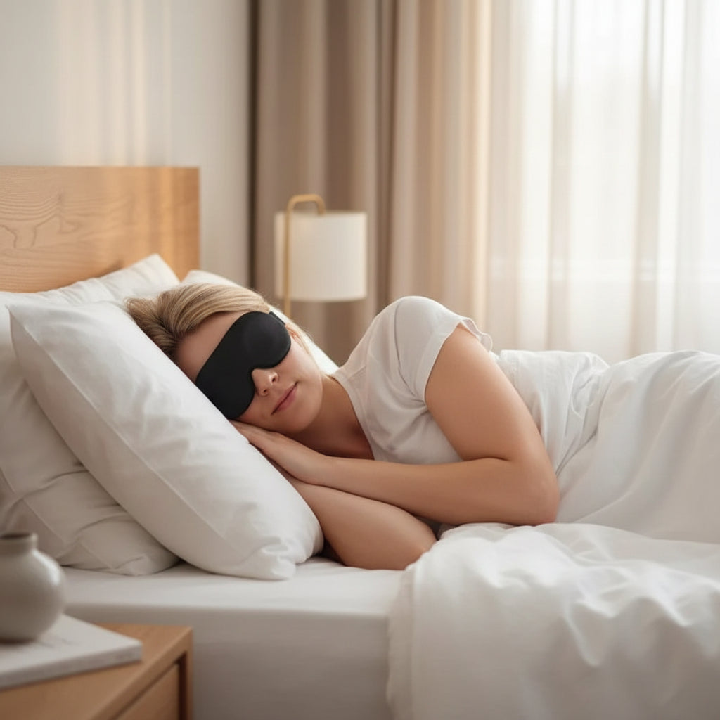 SleepingZen® – Absolute Comfort Sleep Mask – Total Darkness &amp; Deep Sleep