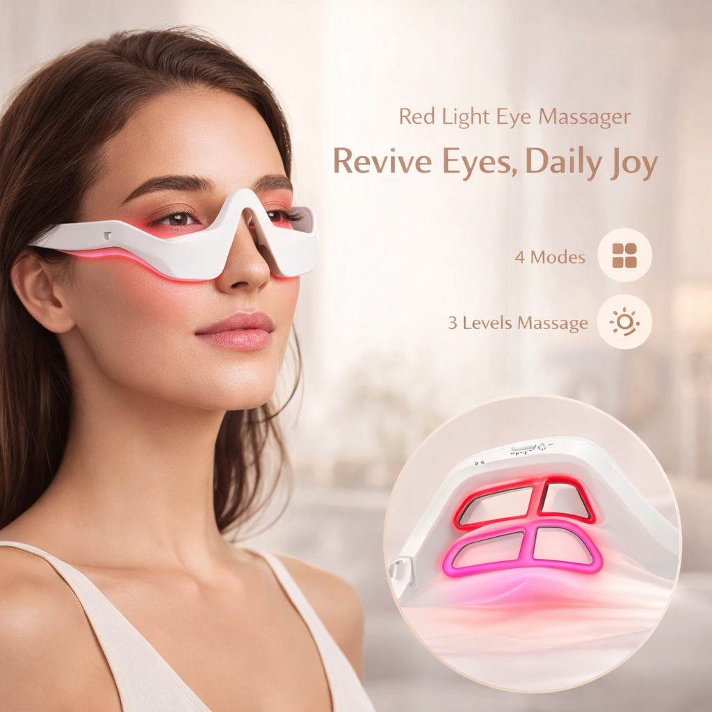 Masseur Oculaire Zen® — Rituel EMS & Lumière Rouge