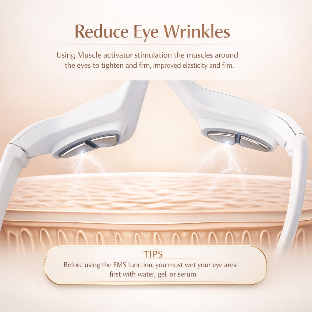 Masseur Oculaire Zen® — Rituel EMS & Lumière Rouge
